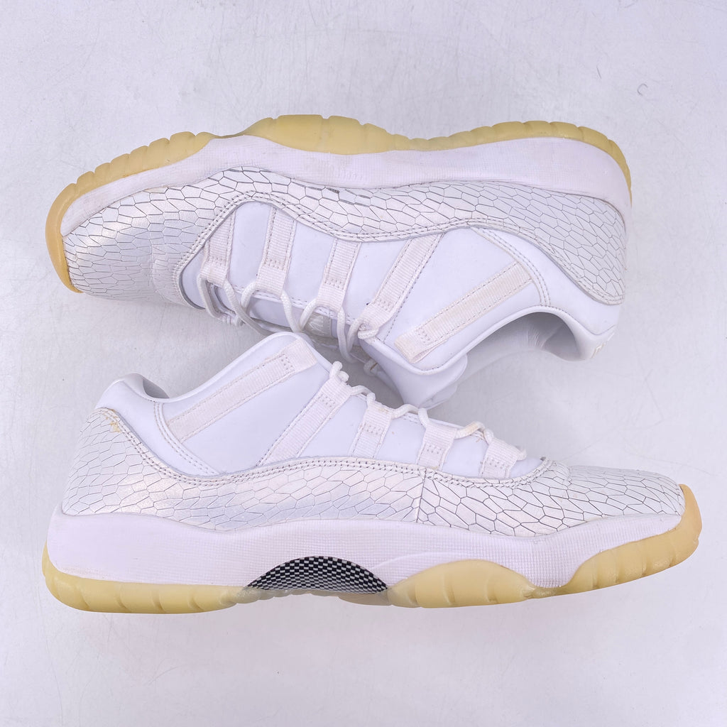 Air Jordan (GS) 11 Retro Low "Heiress Pure Platinum" 2017 Used Size 8.5Y