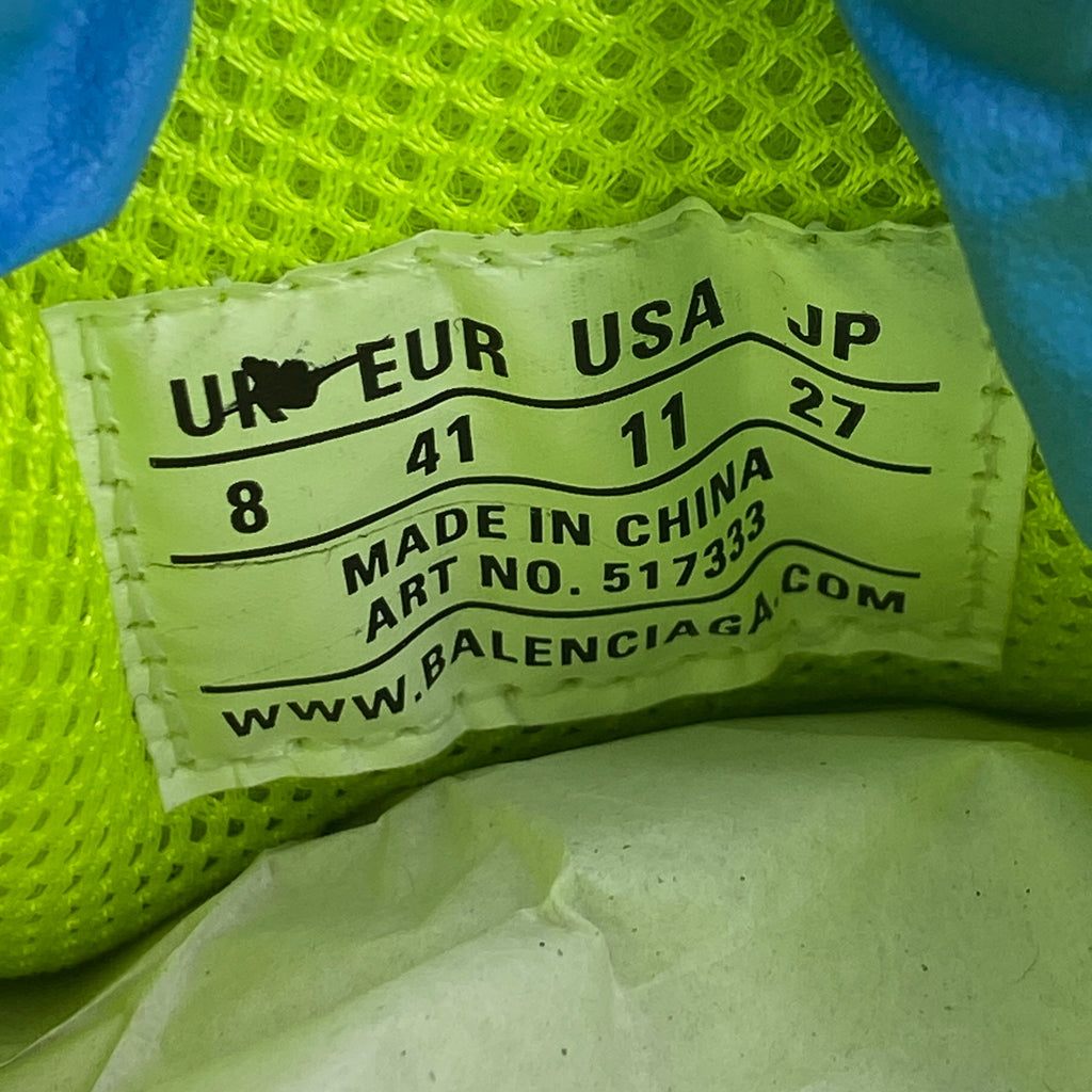 Balenciaga (W) Triple S Sneaker "Yellow Fluo" 2018 New Size 41W