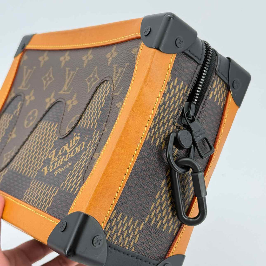 Louis Vuitton Bag "SOFT TRUNK NIGO" Used Brown
