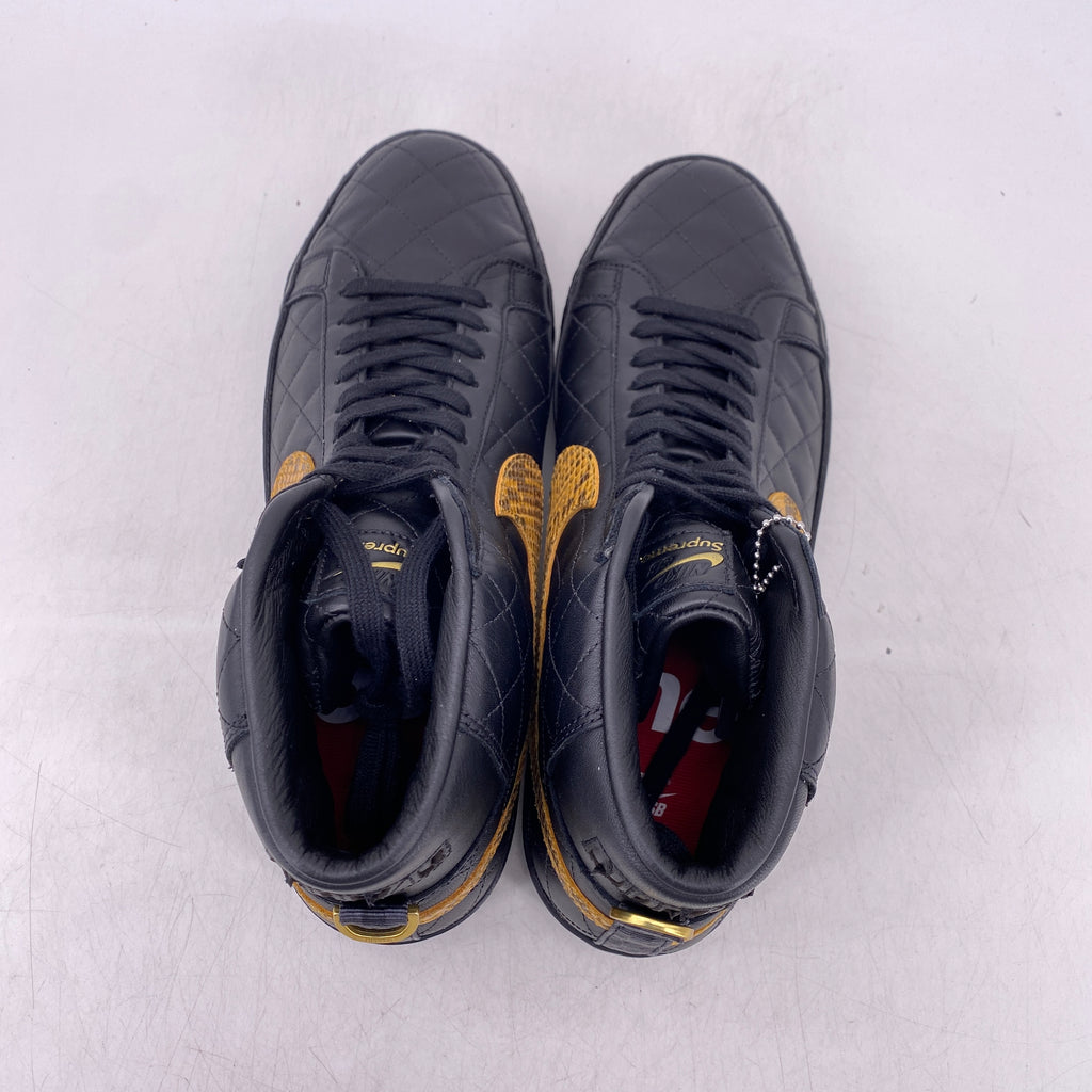 Nike SB Zoom Blazer Mid "Supreme Black" 2022 Used Size 11.5
