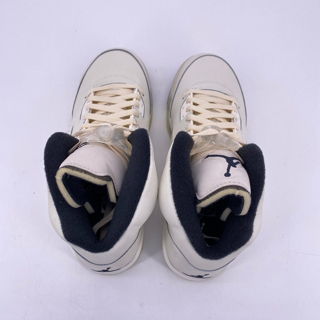 Air Jordan (GS) 5 Retro "Sail" 2024 New Size 6.5Y