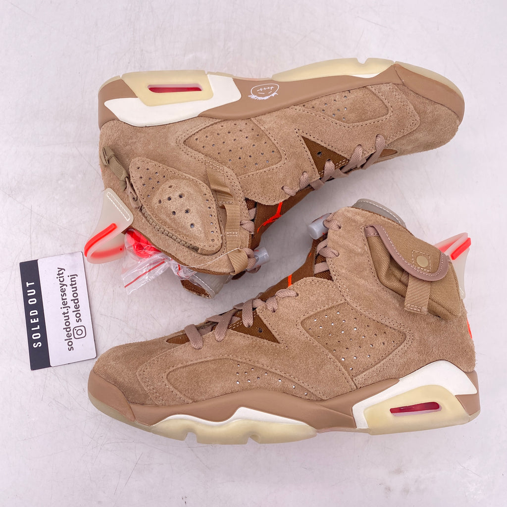 Air Jordan 6 Retro "British Khaki" 2021 New Size 8