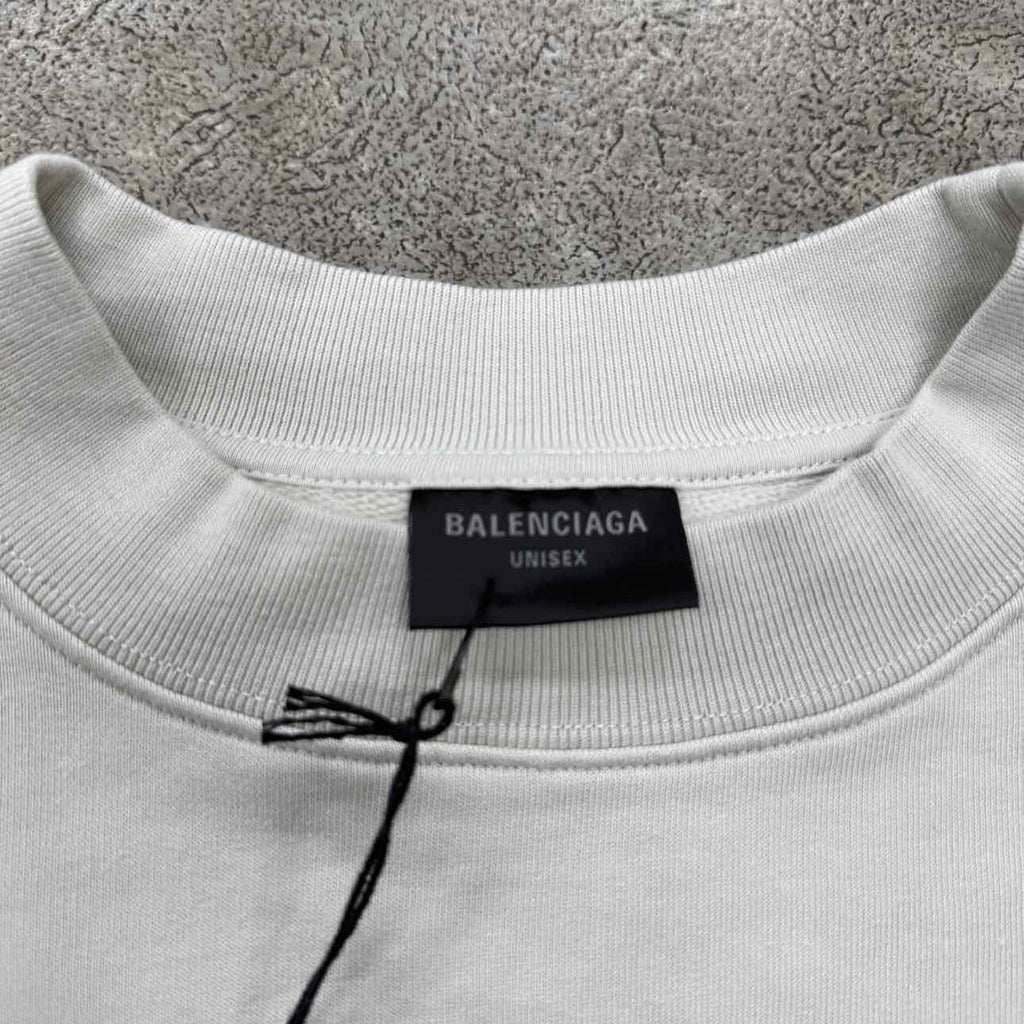 Balenciaga Crewneck Sweater "DEMNA CITIES" Beige New Size XS
