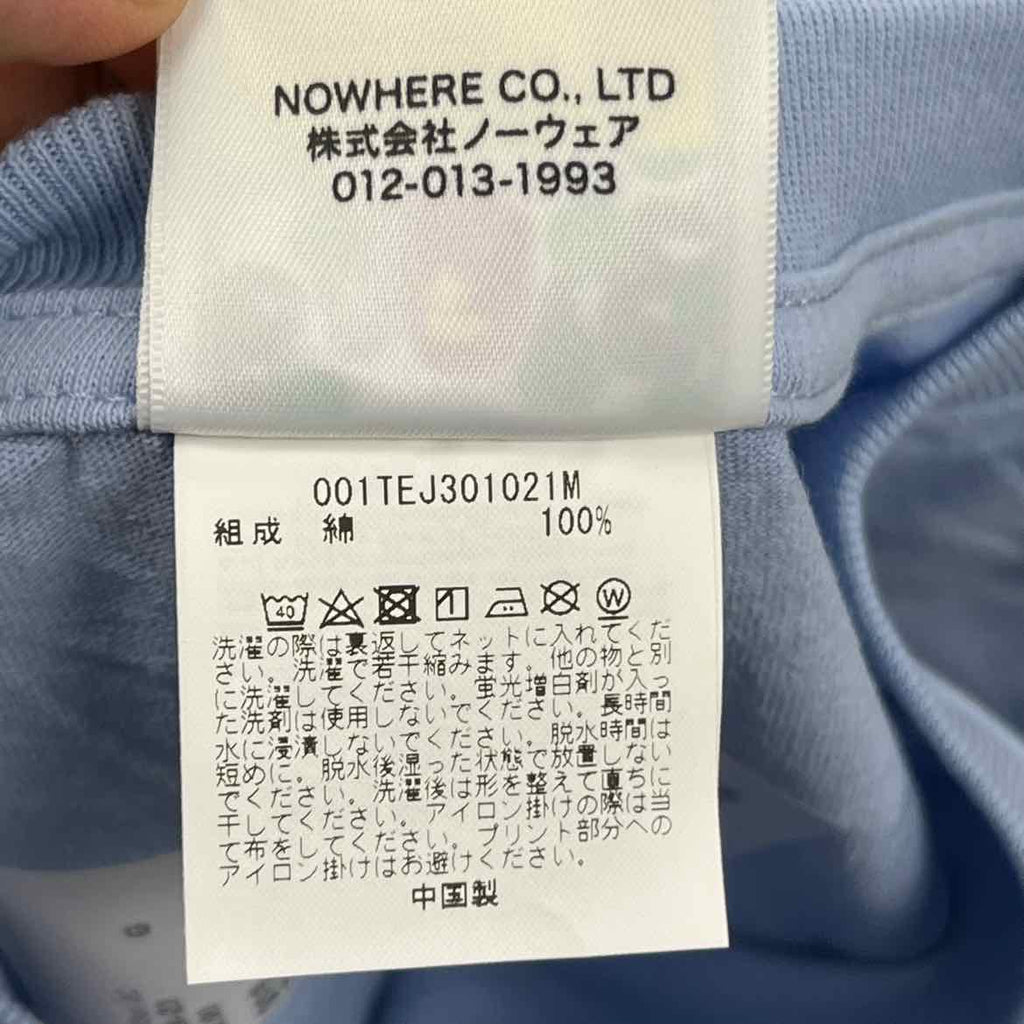 Bape T-Shirt "COLLEGE LOGO" Blue New Size XL