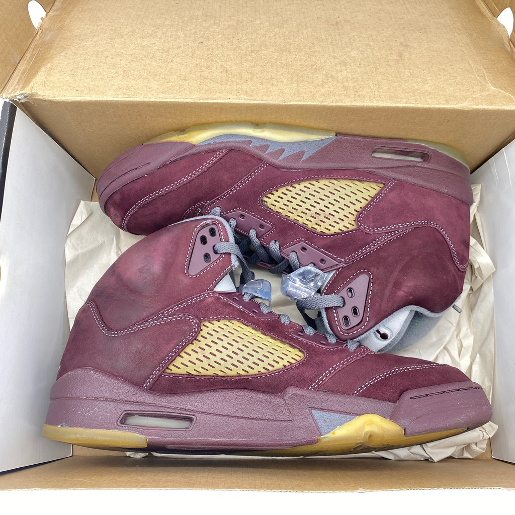 Air Jordan 5 Retro "Burgundy" 2006 Used Size 9.5