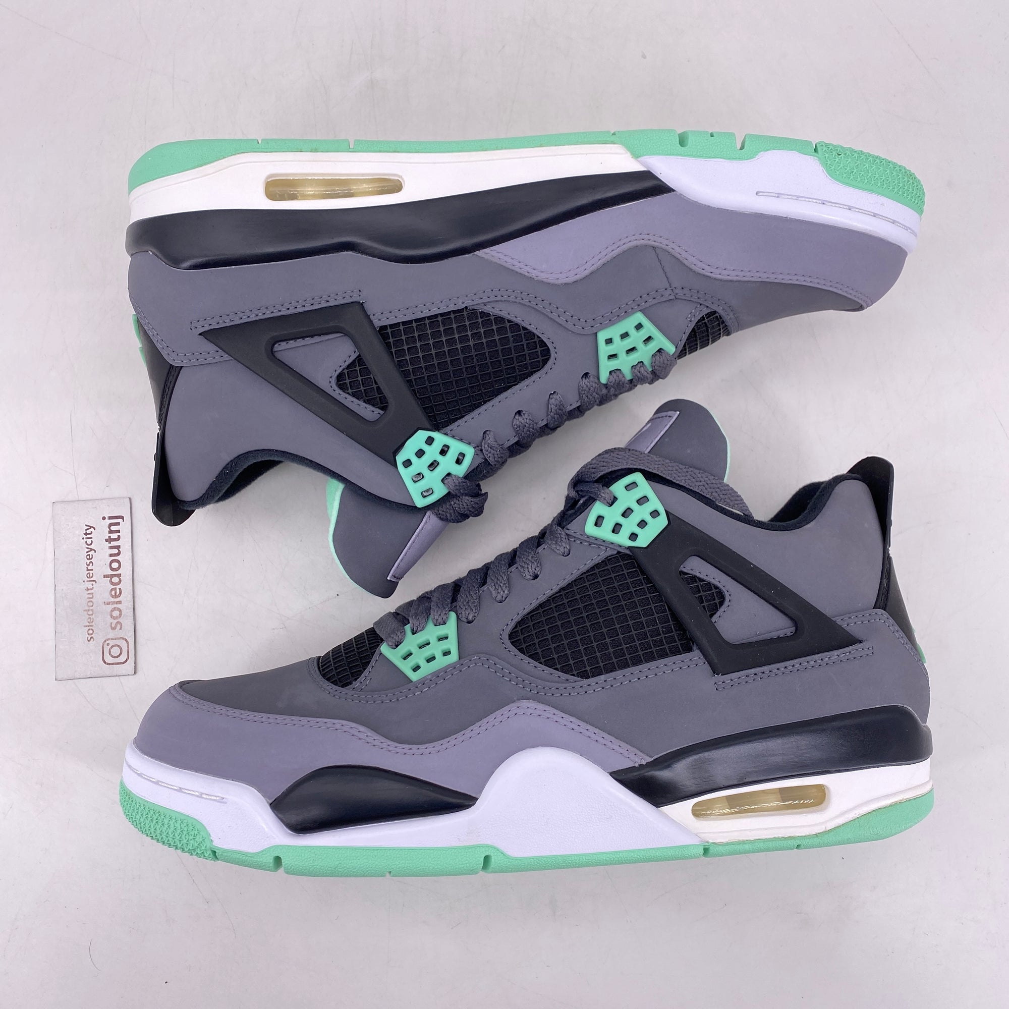 Air Jordan 4 Retro &quot;Green Glow&quot; 2014 New Size 10