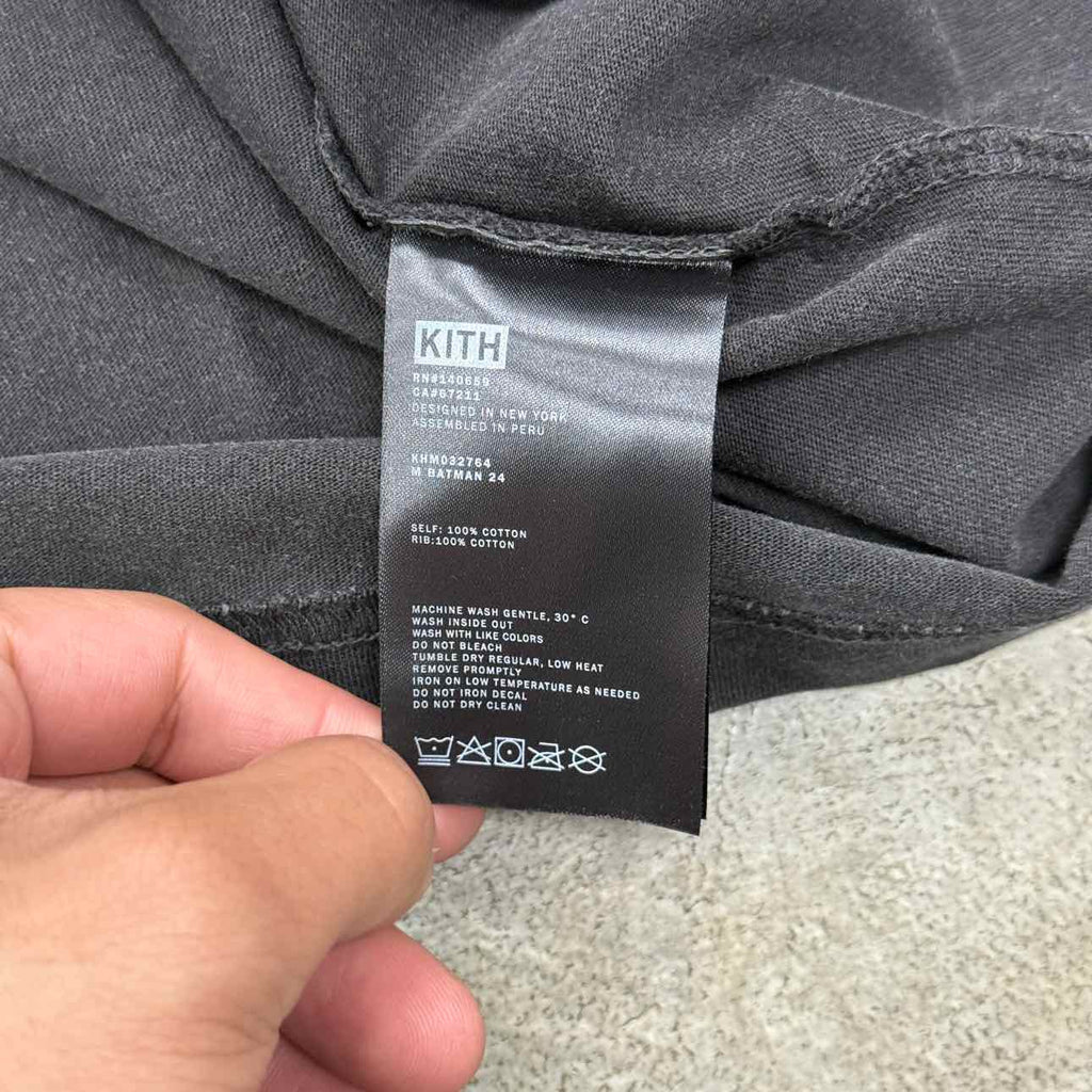 Kith T-Shirt "DARK KNIGHT RISES" Black New Size XL