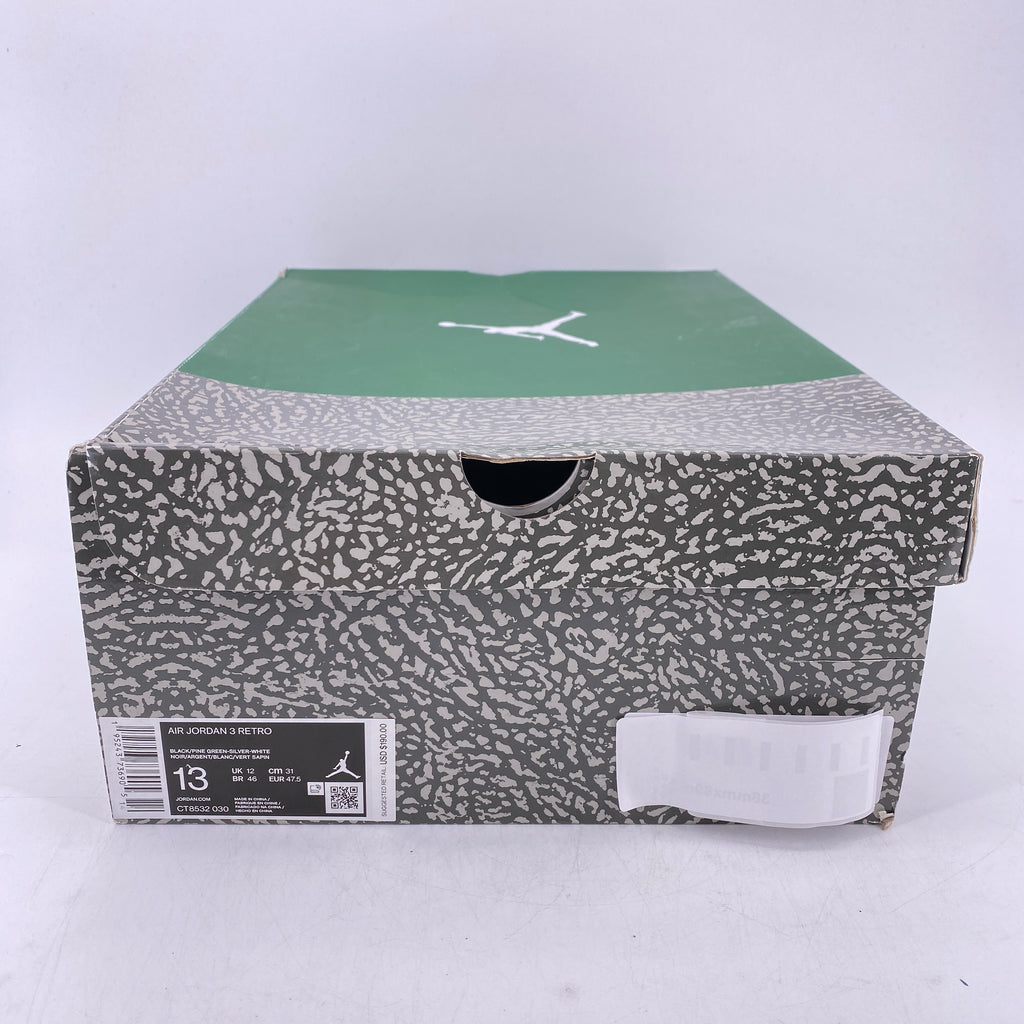 Air Jordan 3 Retro "Pine Green" 2021 Used Size 13