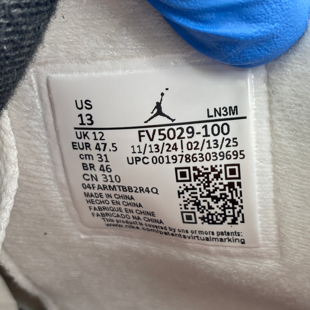 Air Jordan 4 Retro "White Cement" 2025 New Size 13