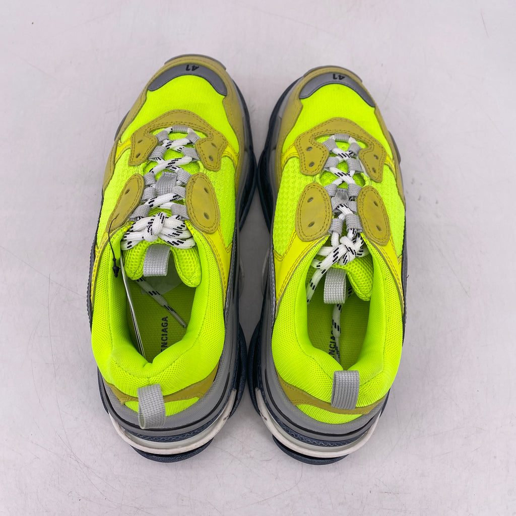 Balenciaga (W) Triple S Sneaker "Yellow Fluo" 2018 New Size 41W