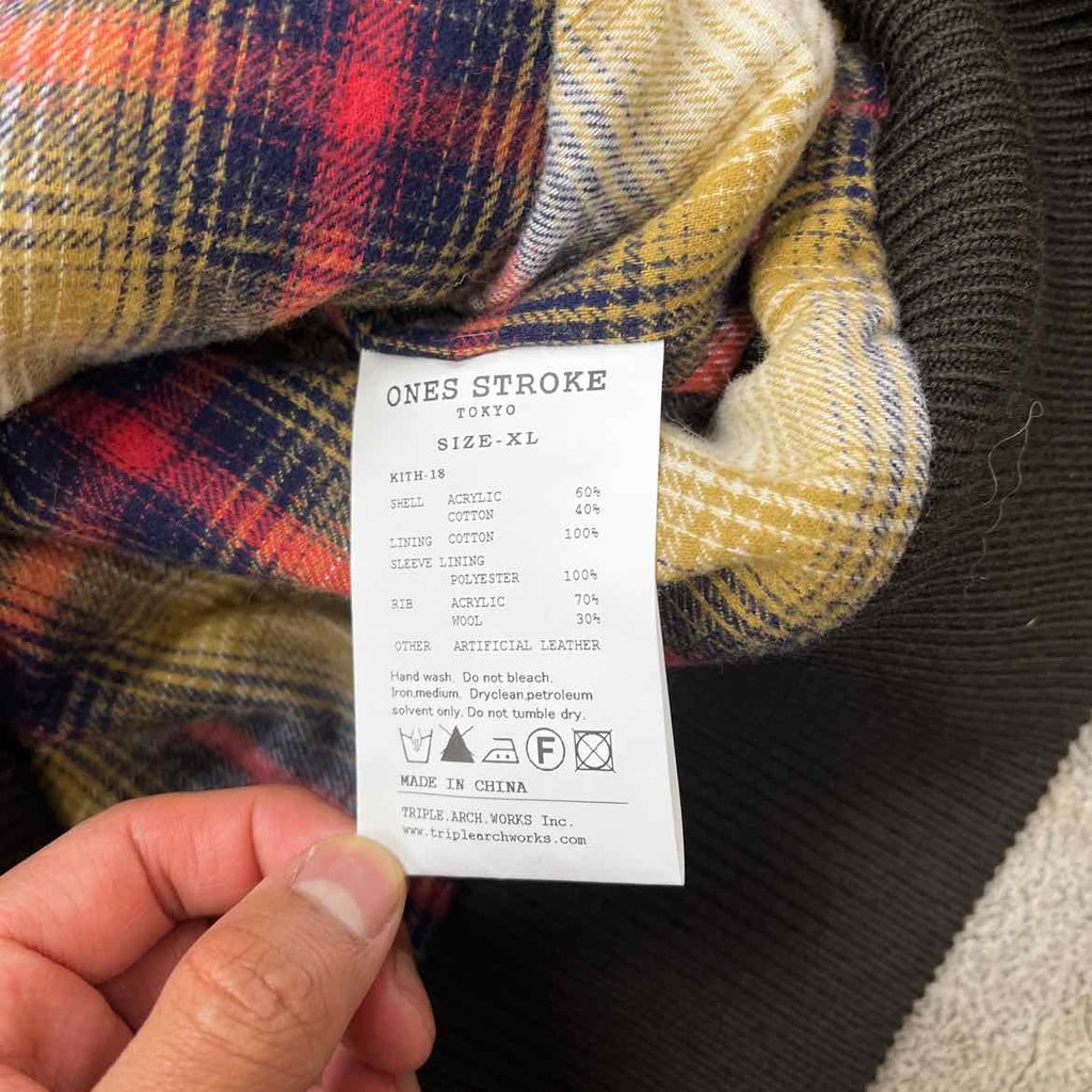 Kith Jacket "ONE STROKE" Brown New Size XL