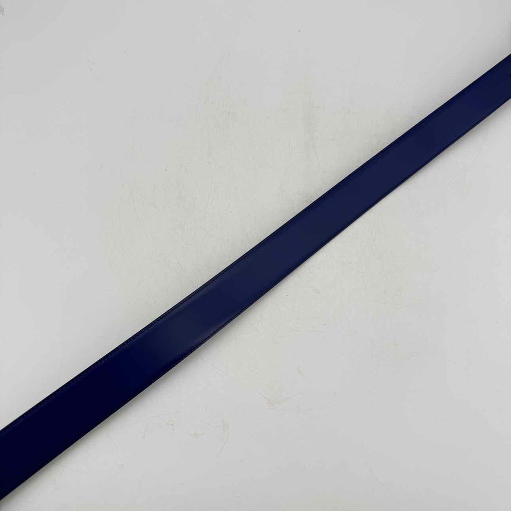 Salvatore Ferragamo Belt "REVERSIBLE" Used Blue Size 90CM