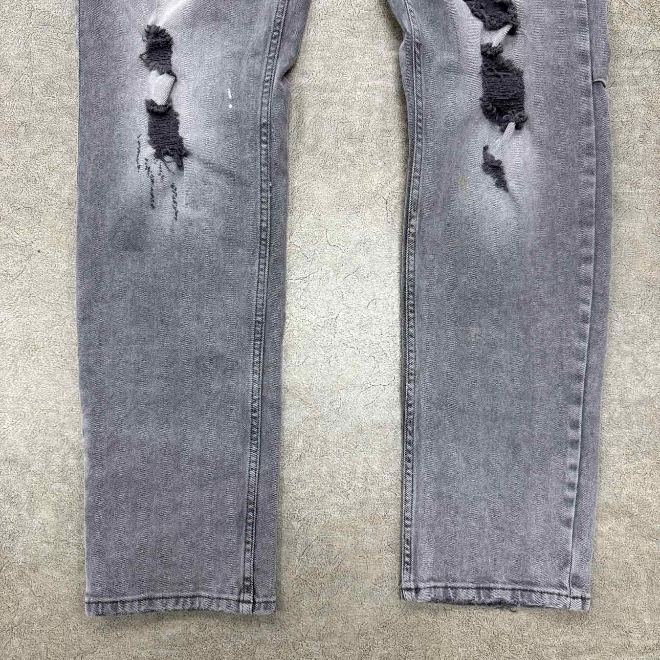 KSUBI Jeans &quot;RIPPED&quot; Grey Used Size 36