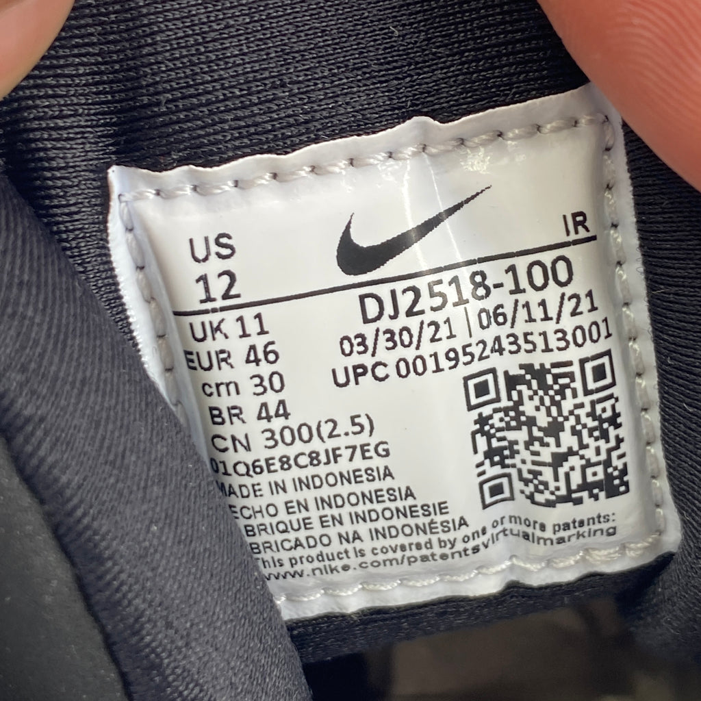 Nike Air Flight Lite Mid "White Black" 2021 New Size 12