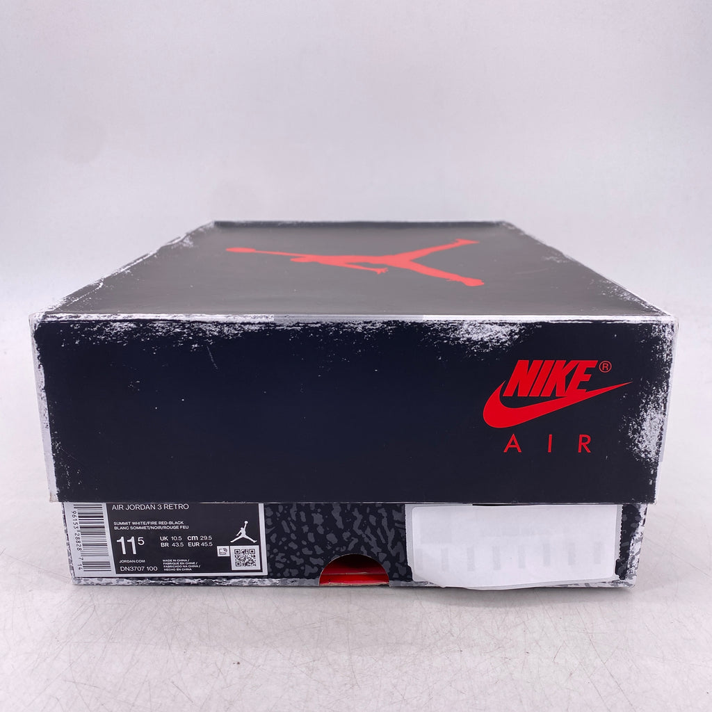 Air Jordan 3 Retro "White Cement Reimagined" 2023 Used Size 11.5