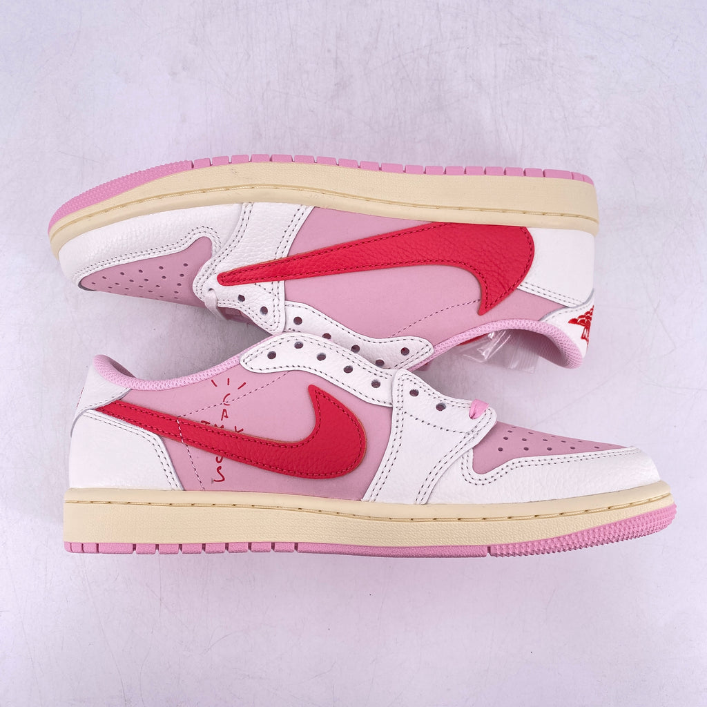 Air Jordan 1 Low OG SP "Travis Scott Sail Tropical Pink" 2026 New Size 7