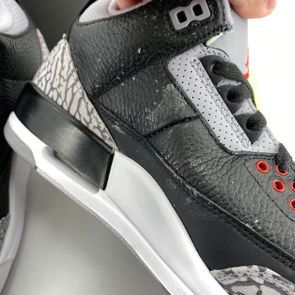 Air Jordan 3 Retro "Black Cement" 2018 New Size 7.5
