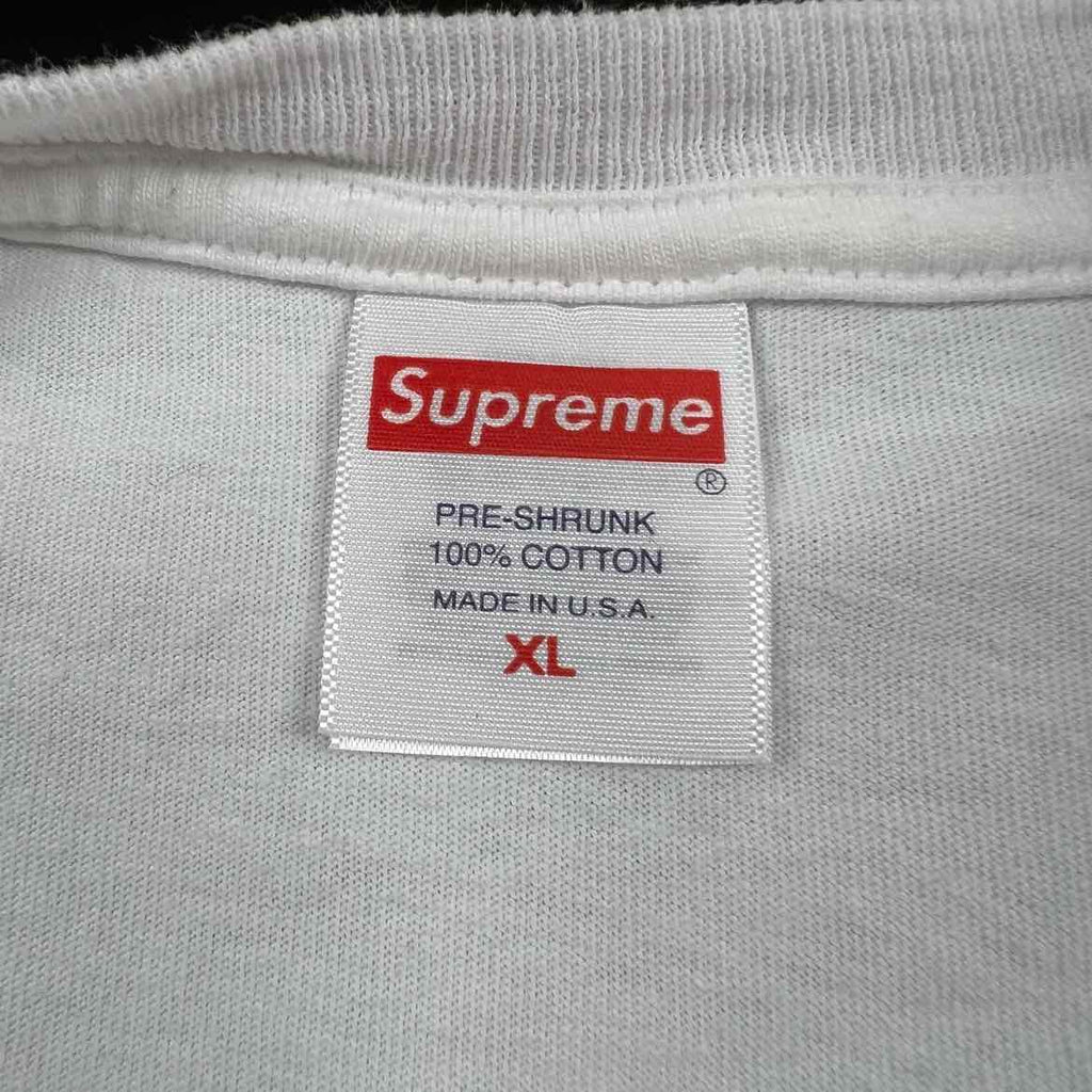 Supreme T-Shirt "SMOKE" White Used Size XL