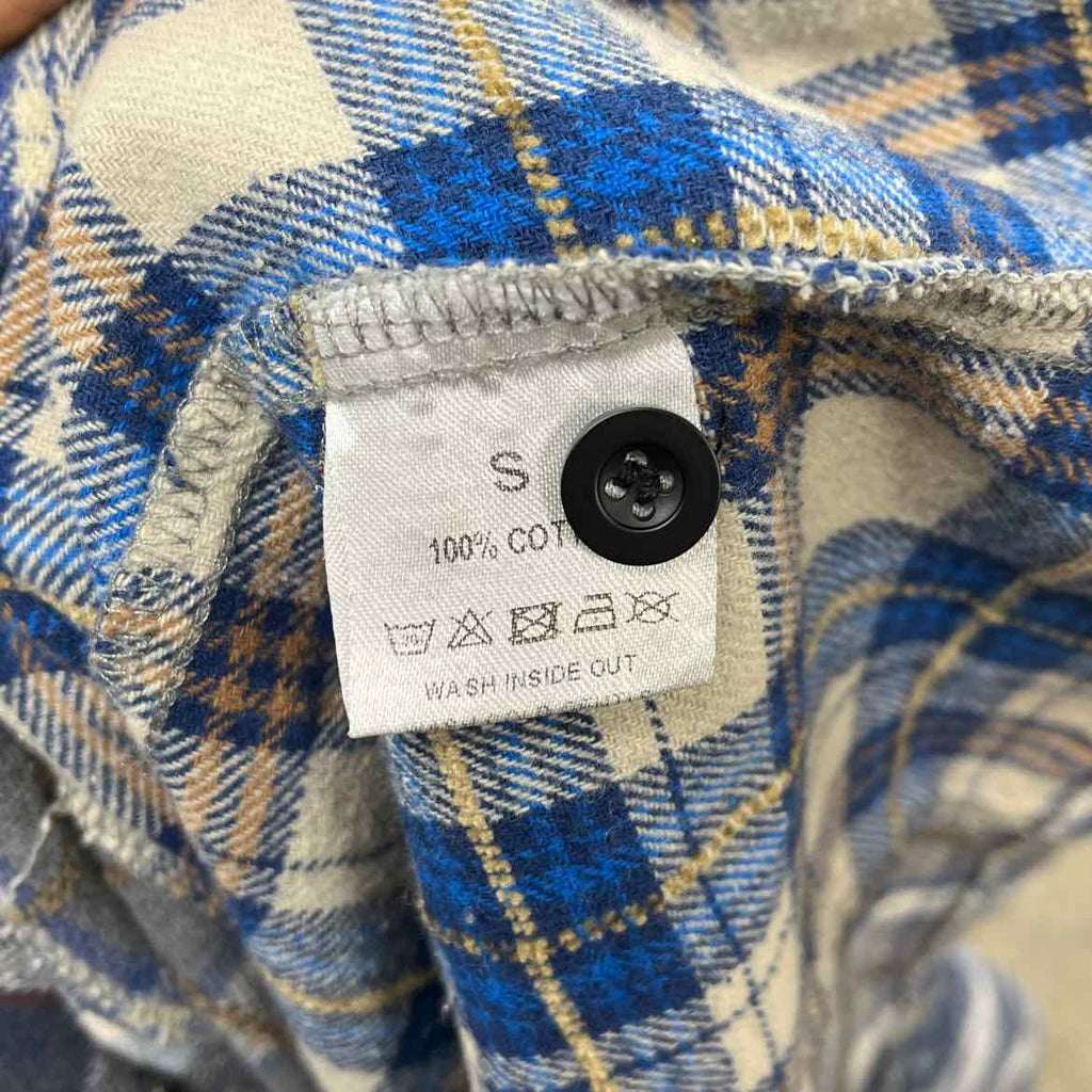 Vale Flannel "RHINESTONE" Blue Used Size S