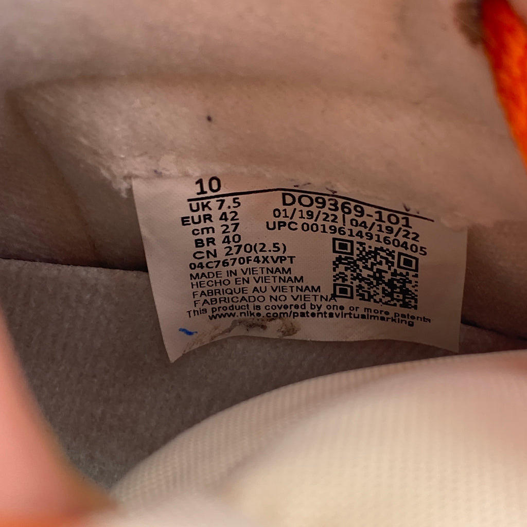 Air Jordan (W) 1 Retro High OG "Starfish" 2022 Used Size 10W