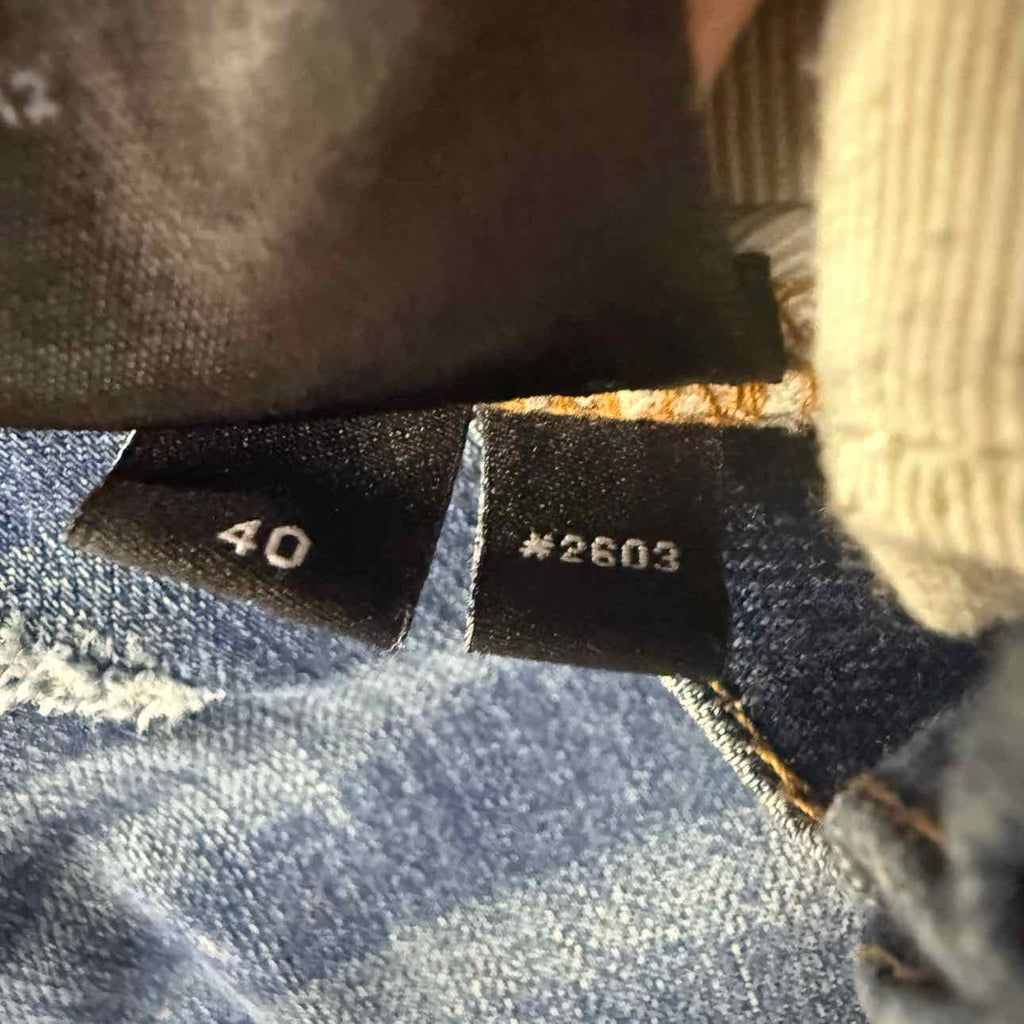 Amiri Jeans "OLD ENGLISH" Blue Used Size 40