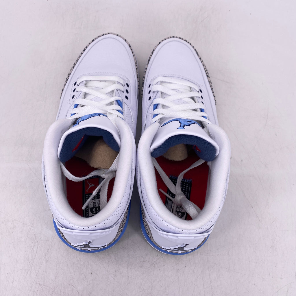 Air Jordan 3 Retro "Unc" 2020 New Size 9.5
