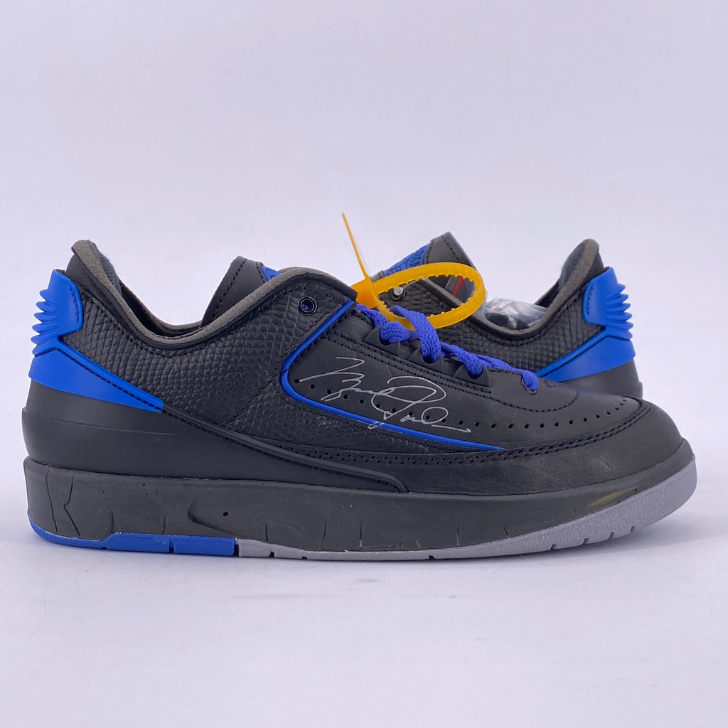 Air Jordan 2 Retro Low "Ow Black Blue" 2021 New Size 5.5