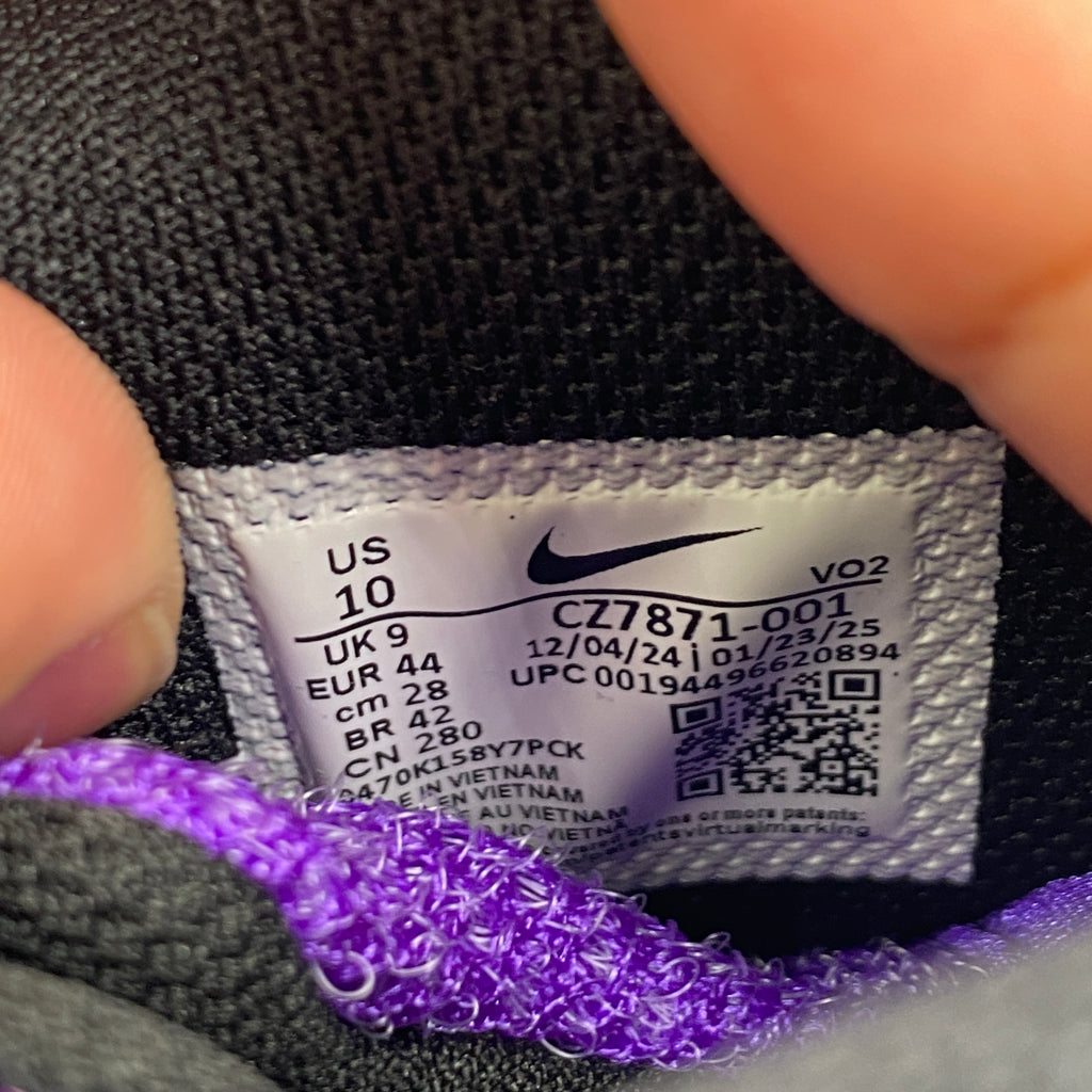 Nike Air Max 2 CB 94 "Black White Purple" 2020 New Size 10