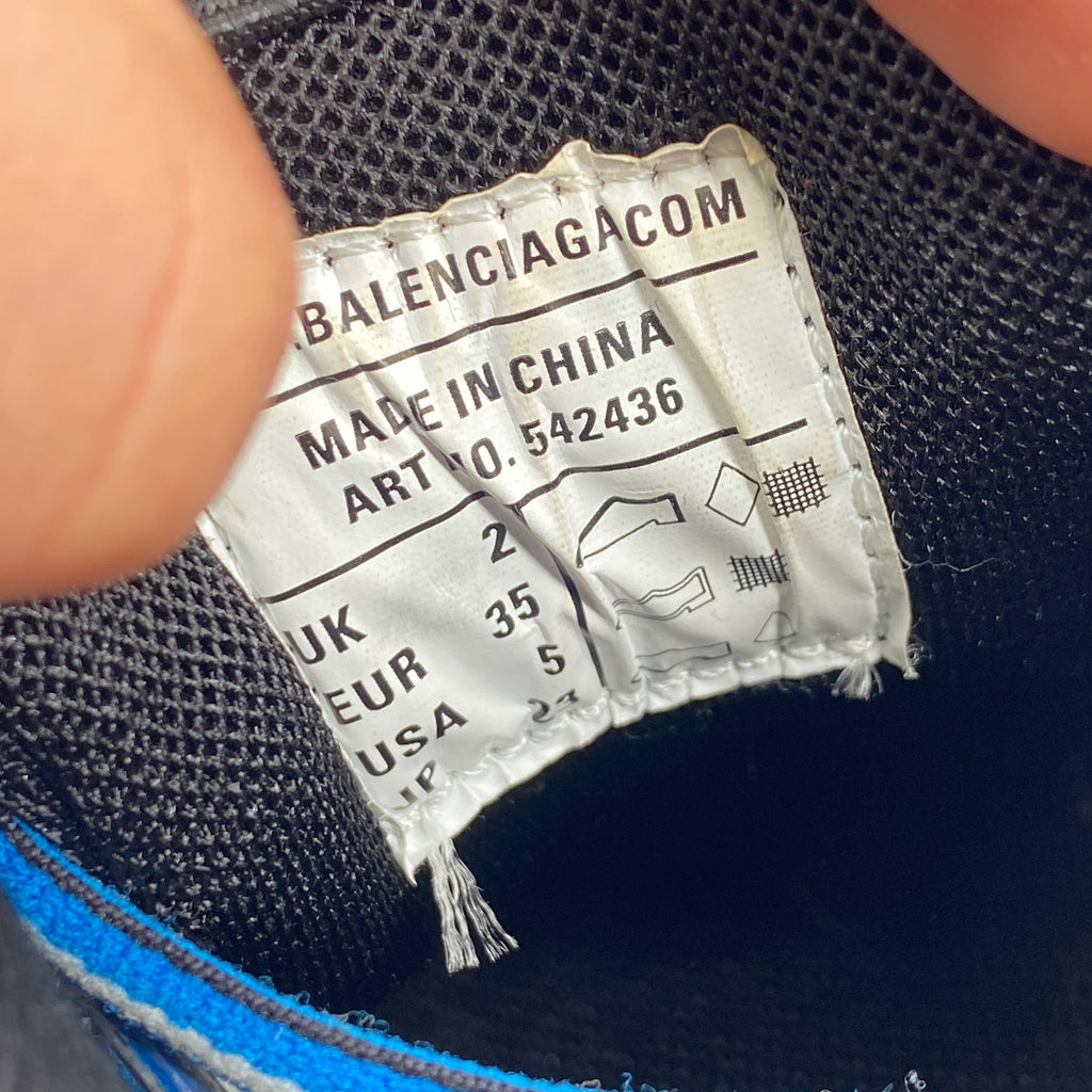 Balenciaga Track "Black Purple"  Used Size 35W