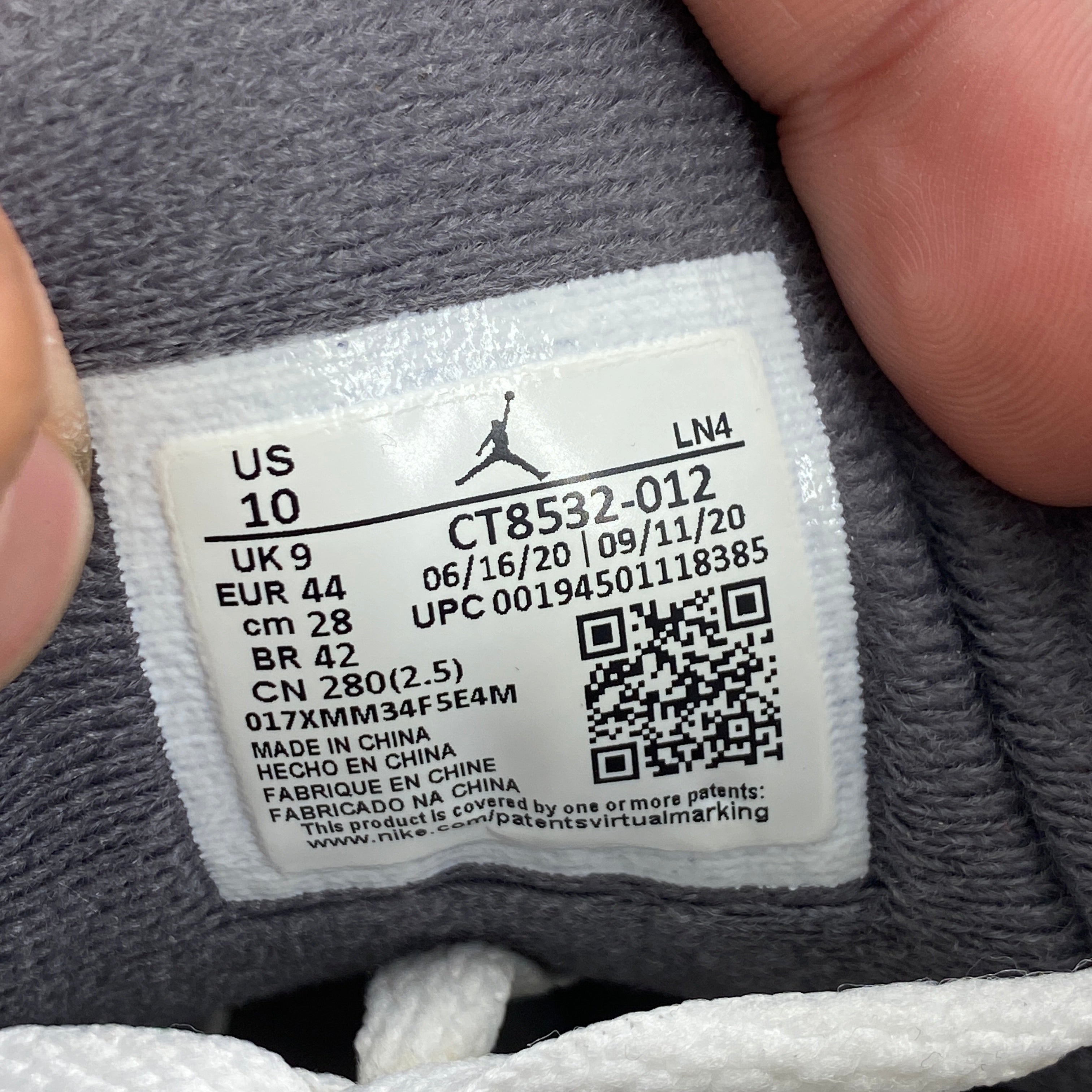 Air Jordan 3 Retro &quot;Cool Grey&quot; 2021 Used Size 10