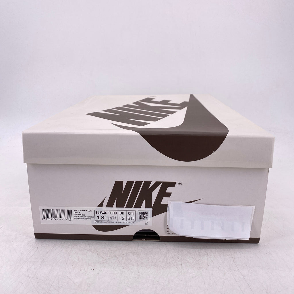 Air Jordan 1 Low OG SP "Travis Scott Medium Olive" 2024 New Size 13