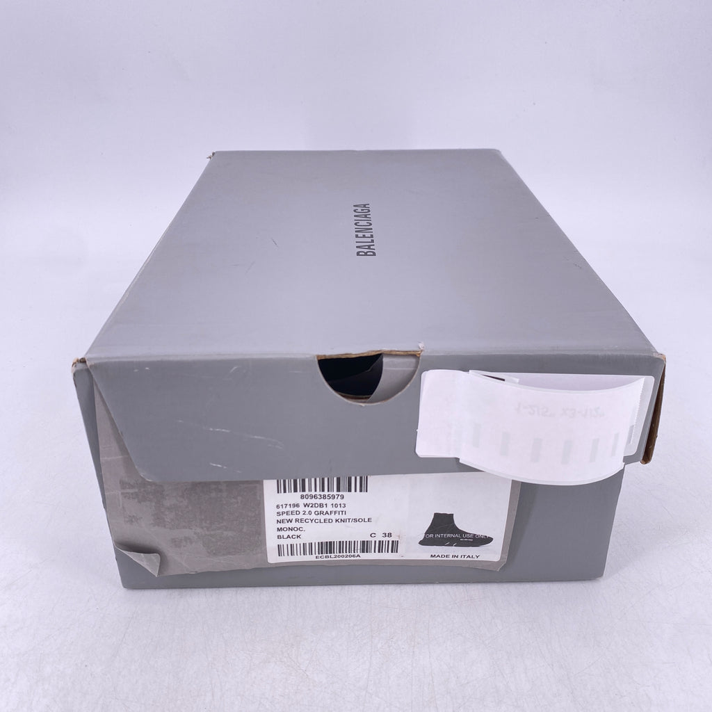 Balenciaga Speed Trainer "Black"  Used Size 38W