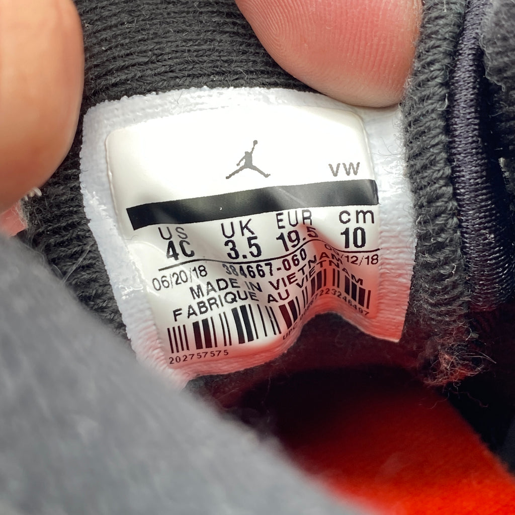 Air Jordan (TD) 6 Retro "Infrared" 2019 New Size 4c