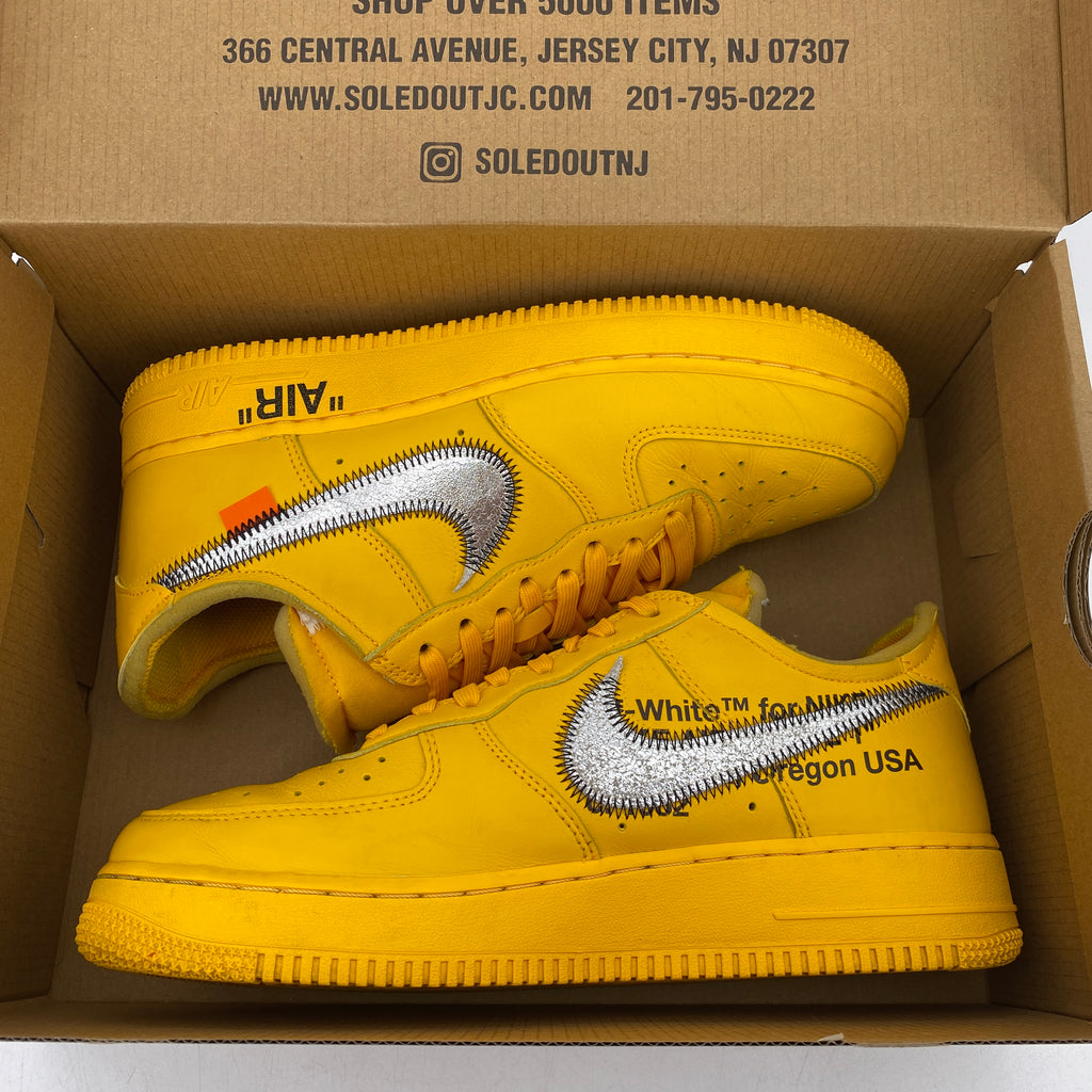 Nike Air Force 1 Low "Ow University Gold" 2021 Used Size 8