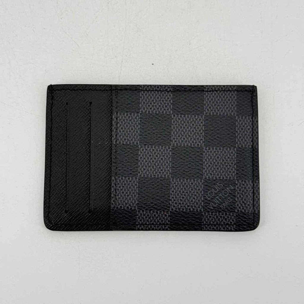 Louis Vuitton Card Holder "NEO" Used Damier Graphite Size OS