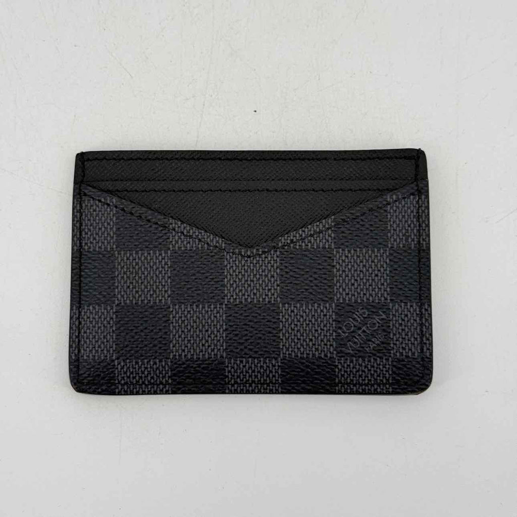 Louis Vuitton Card Holder "NEO" Used Damier Graphite Size OS