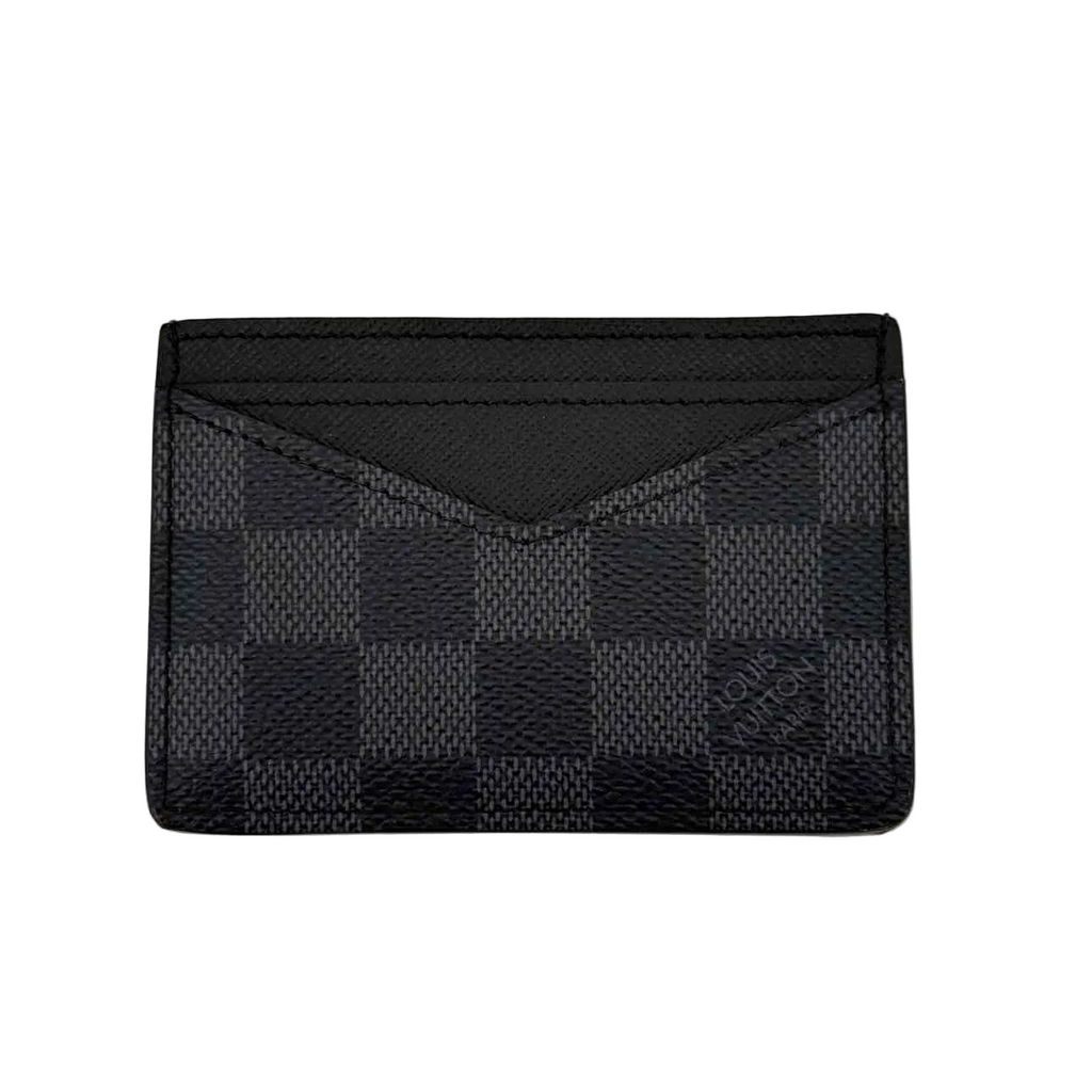 Louis Vuitton Card Holder "NEO" Used Damier Graphite Size OS