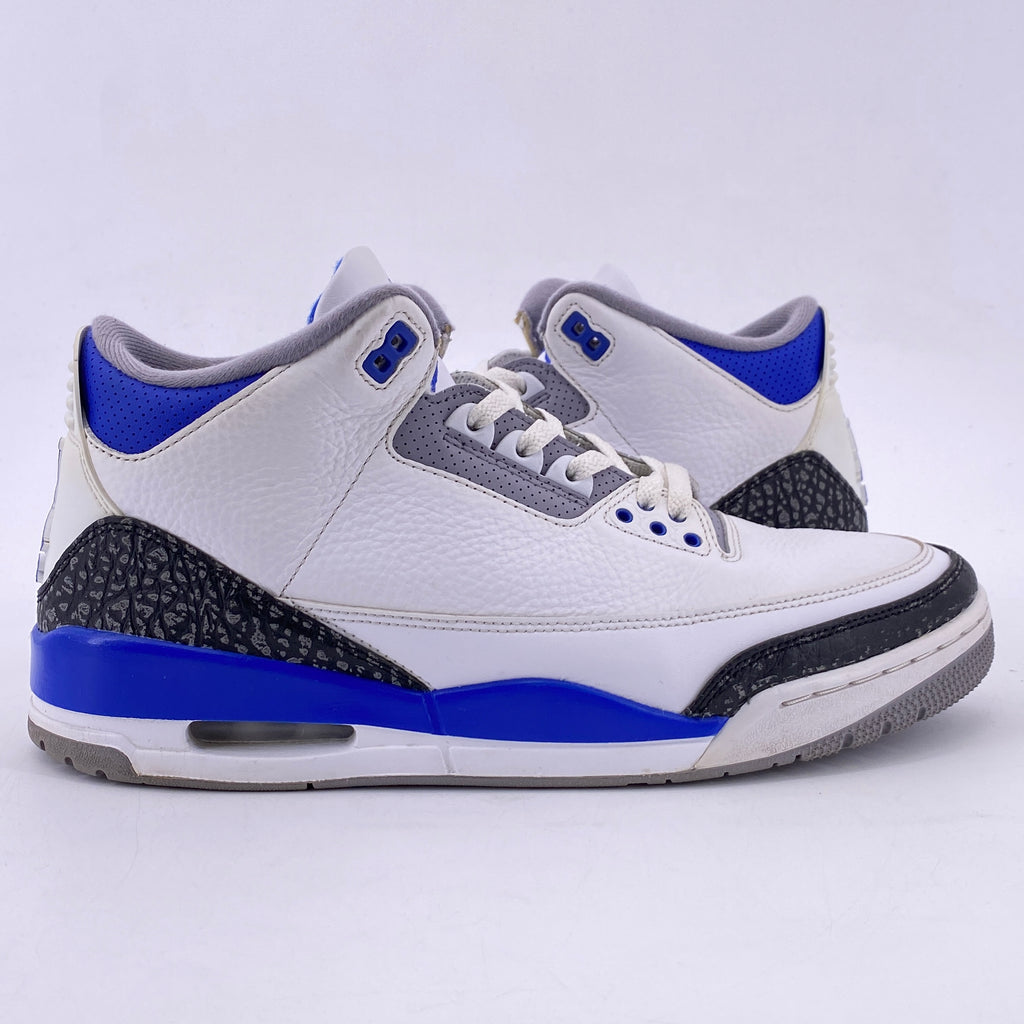 Air Jordan 3 Retro "Racer Blue" 2021 Used Size 12