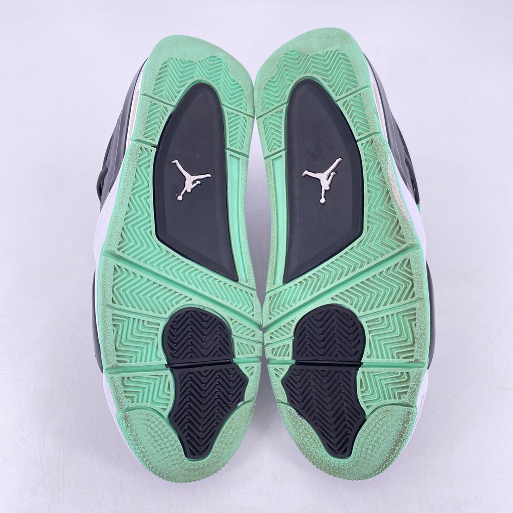 Air Jordan 4 Retro "Green Glow" 2013 Used Size 11.5