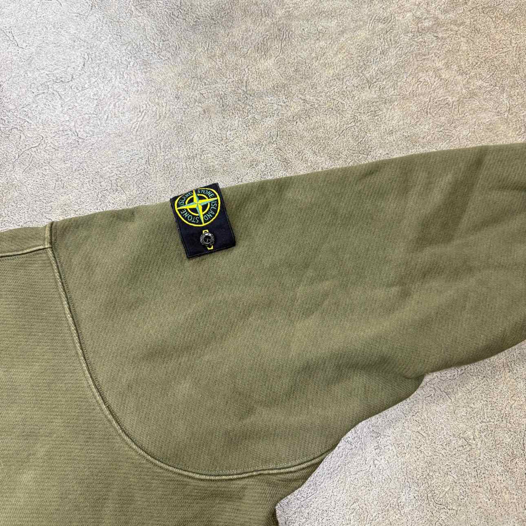 Stone Island Cardigan "PATCH" Olive Used Size L