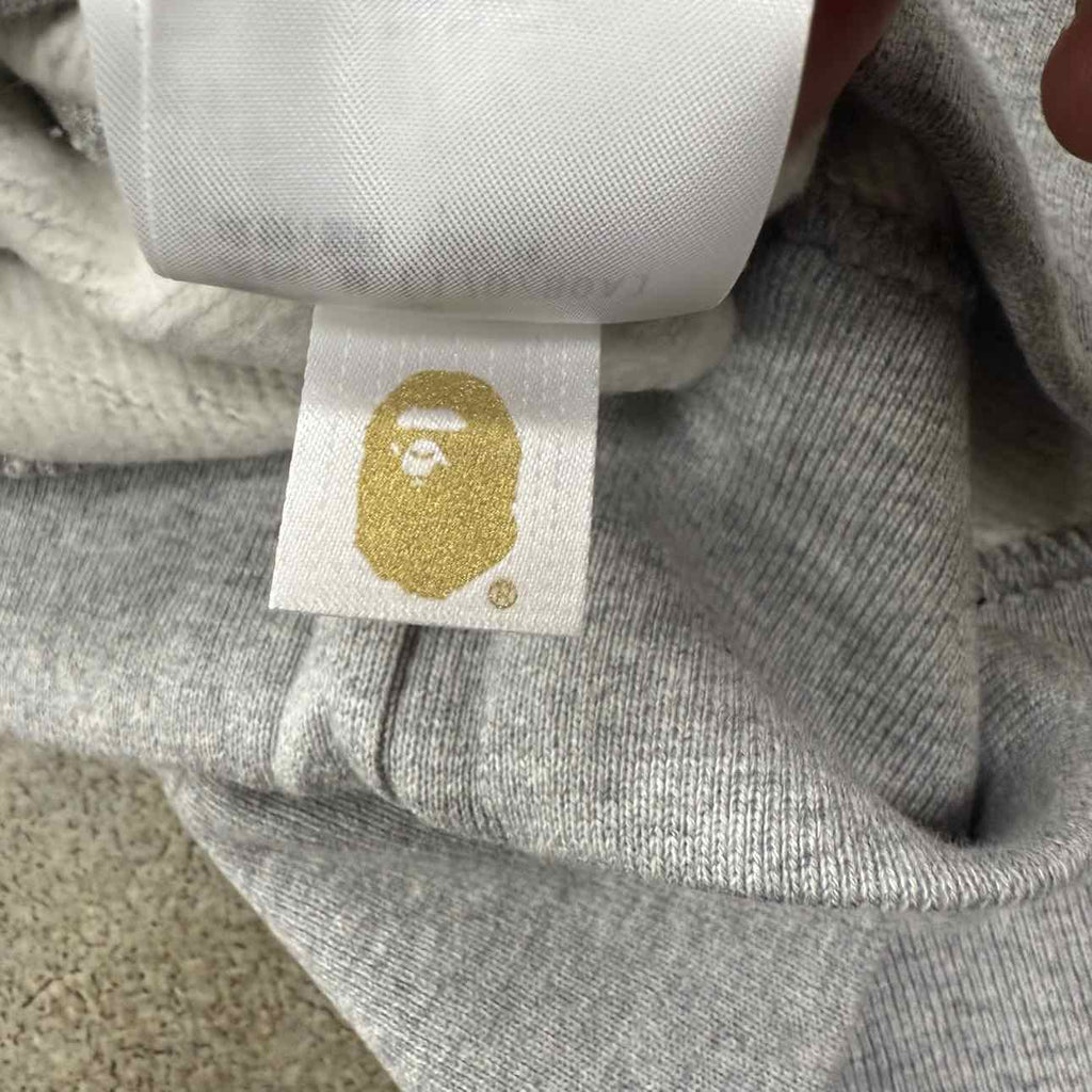 Bape Crewneck Sweater "APE FACE" Grey New Size M
