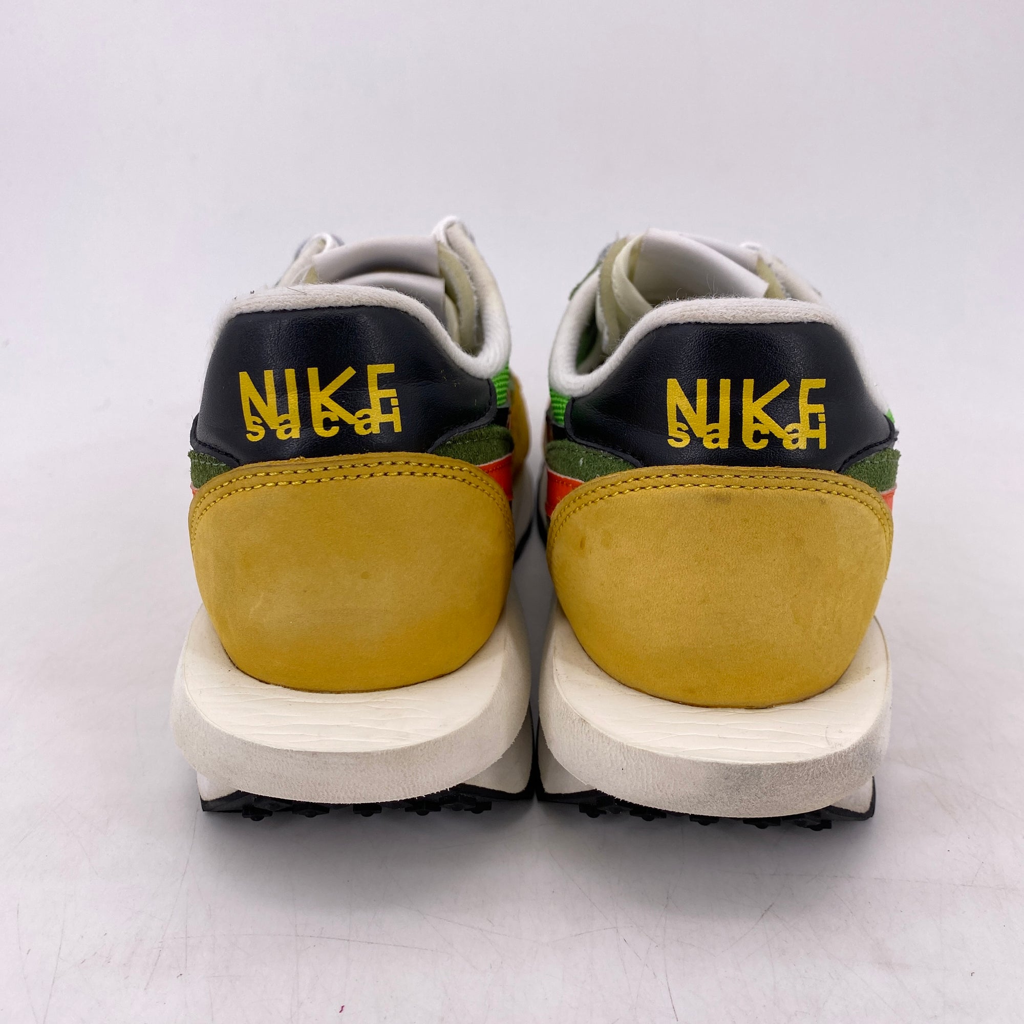 Nike LD WAFFLE / Sacai &quot;Green Gusto&quot; 2019 Used Size 8.5