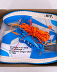 Air Jordan 1 Retro High OG "Off White Unc" 2018 Used Size 7