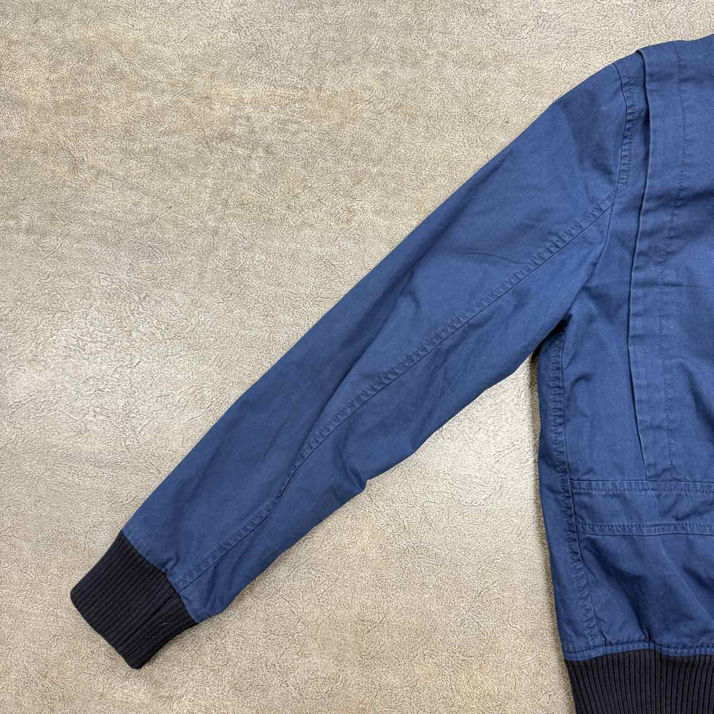 Lanvin Work Jacket "PATCHWORK" Navy Used Size 48