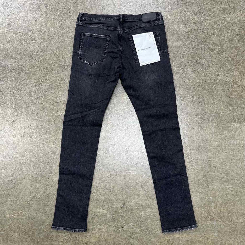 Purple Jeans "DISTRESSED" Black Used Size 32
