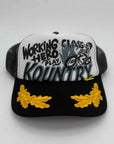 Kapital Trucker Hat "WORKING CLASS" New Blue Size OS