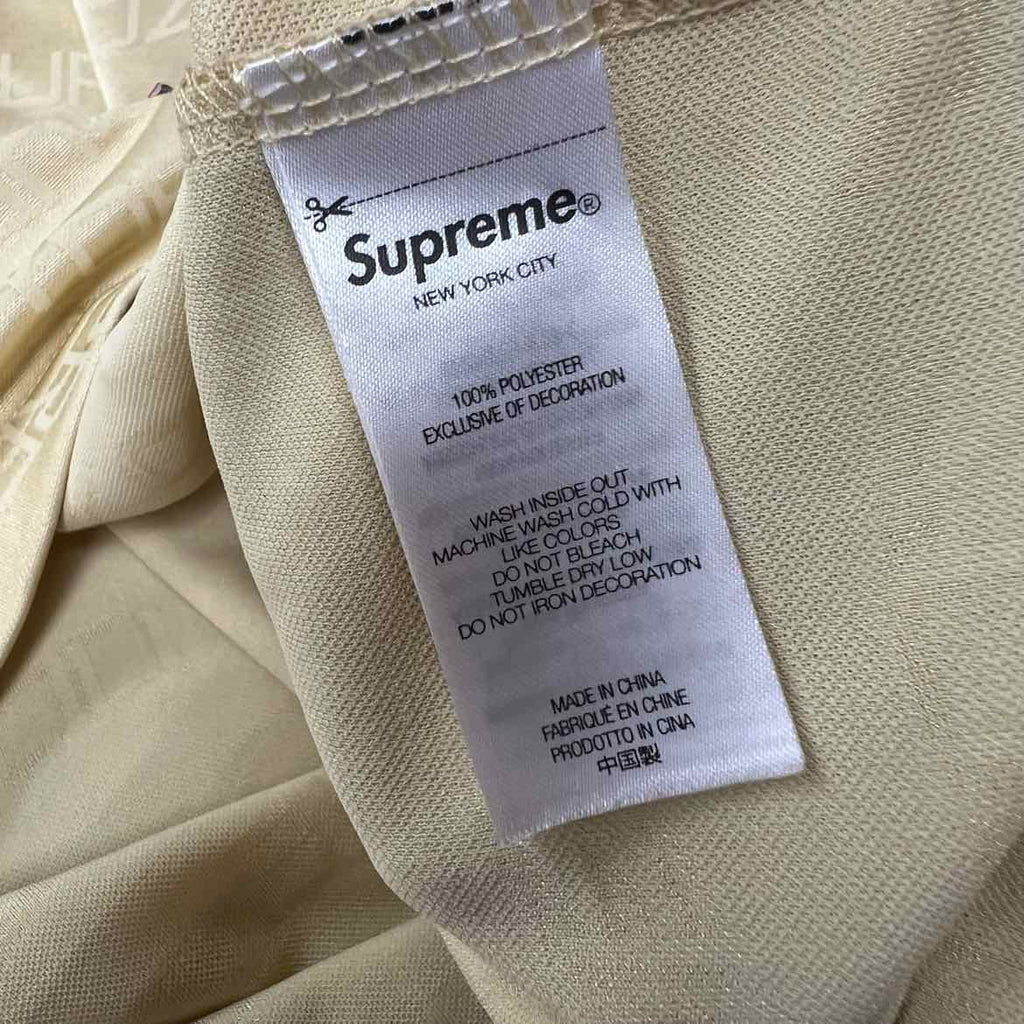 Supreme Jersey "ZOO YORK" Yellow Used Size 2XL