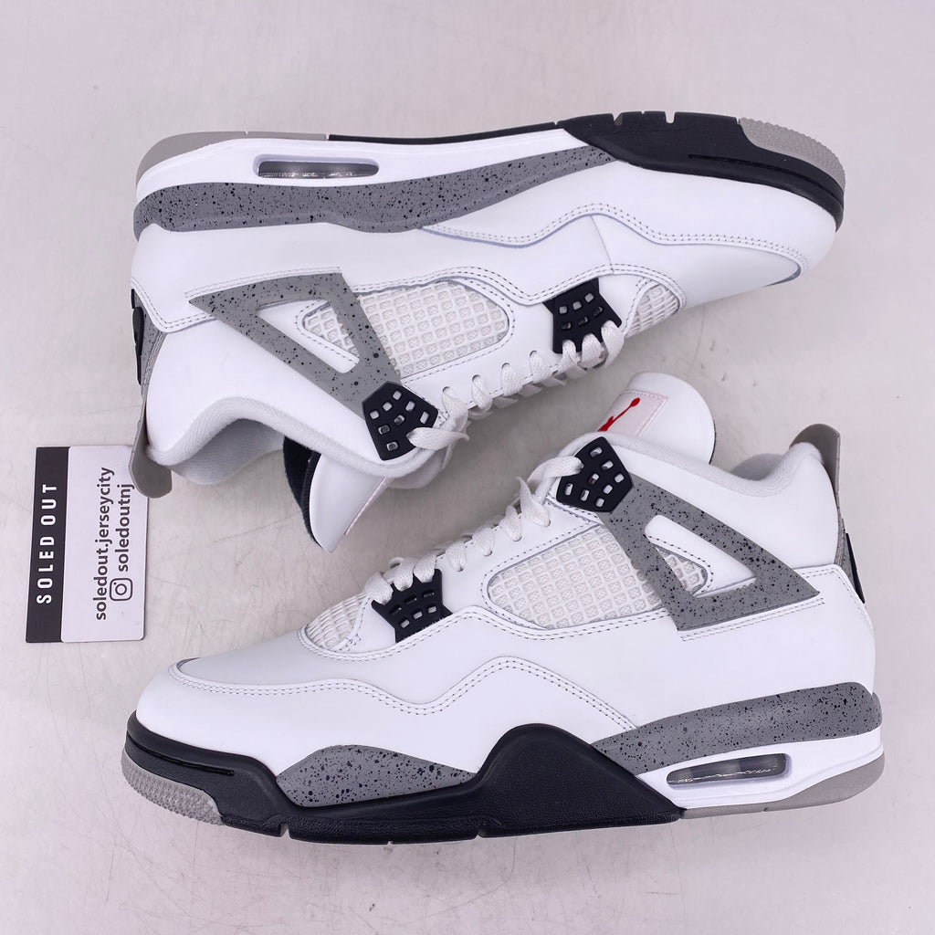 Air Jordan 4 Retro "White Cement" 2025 New Size 10.5