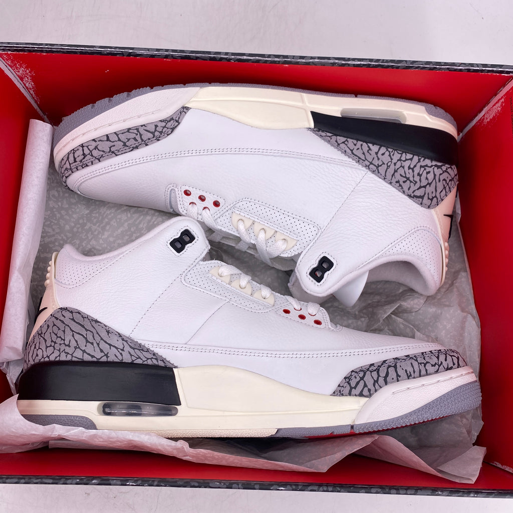 Air Jordan 3 Retro "White Cement" 2023 New Size 12.5