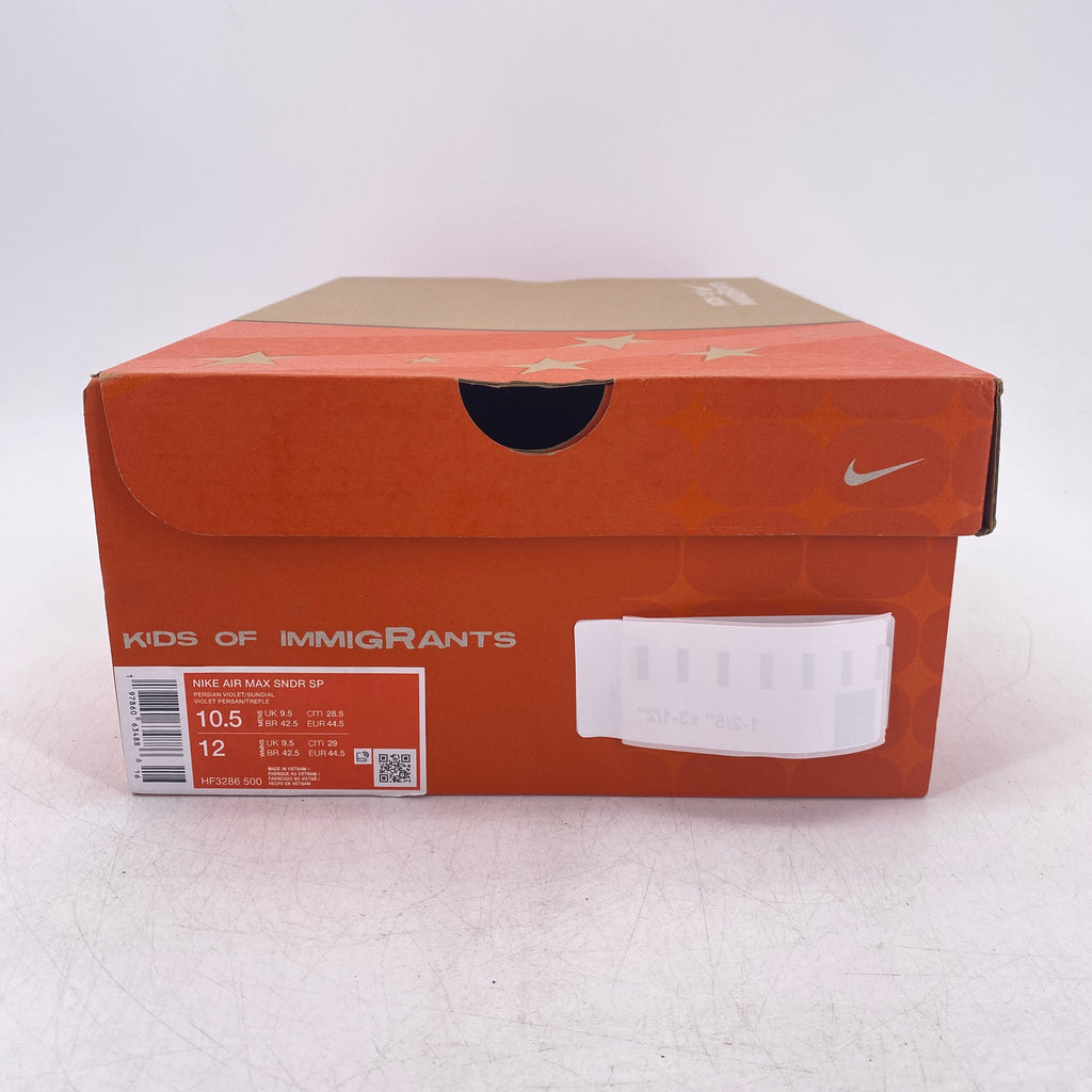Nike Air Max Sndr SP "Kids Of Immigrants Sun Down" 2024 New Size 10.5